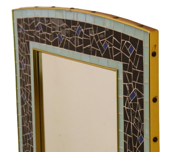 Image 1 of Mosaic wall mirror mirror 'Kulmbach' vintage