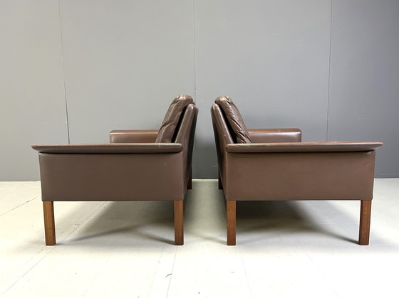 Image 1 of Pair Of Two Seater Sofas By Hans Olsen, 1960S