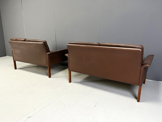 Image 1 of Pair Of Two Seater Sofas By Hans Olsen, 1960S