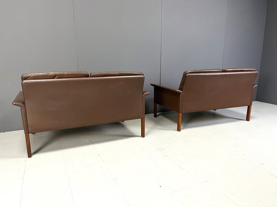 Image 1 of Pair Of Two Seater Sofas By Hans Olsen, 1960S