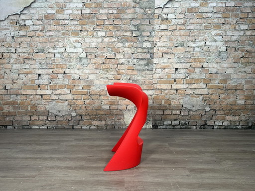 Slide Design Koncord rouge - tabouret de bar