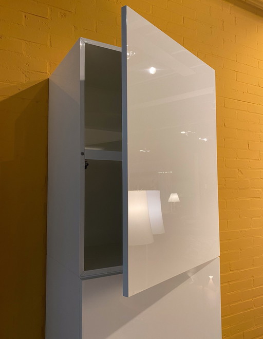 Porro Cupboard White High Gloss