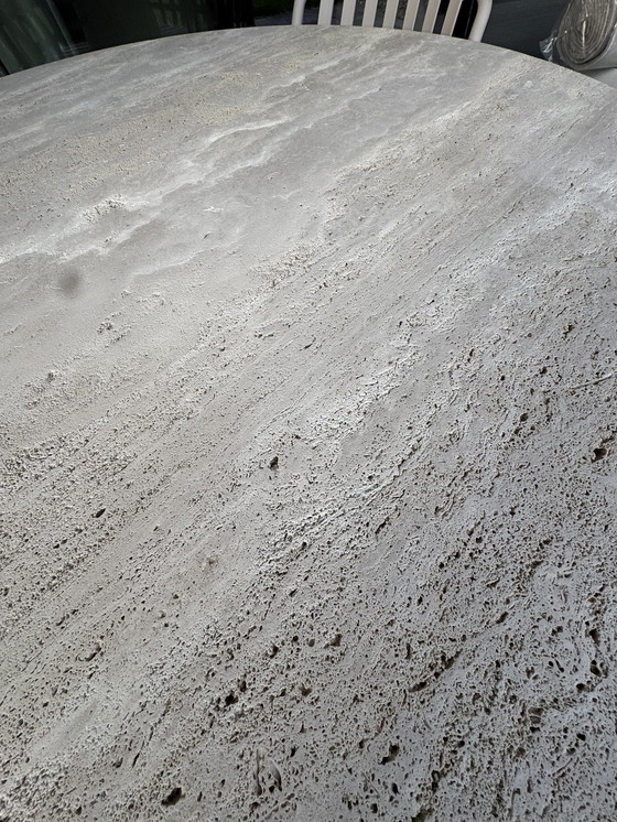 Image 1 of Furnified Travertine Dining Table