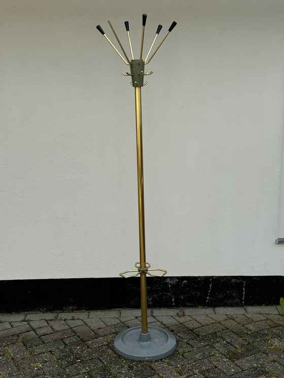 Image 1 of Vintage Steel Industrial Style Coat Rack