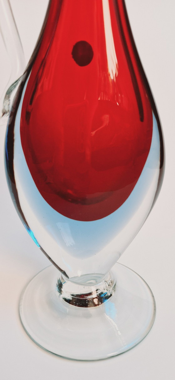 Image 1 of 60'S Flavio Poli For Seguso Murano Glass Vases 