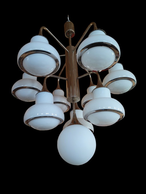 Large Sputnik-style chandelier