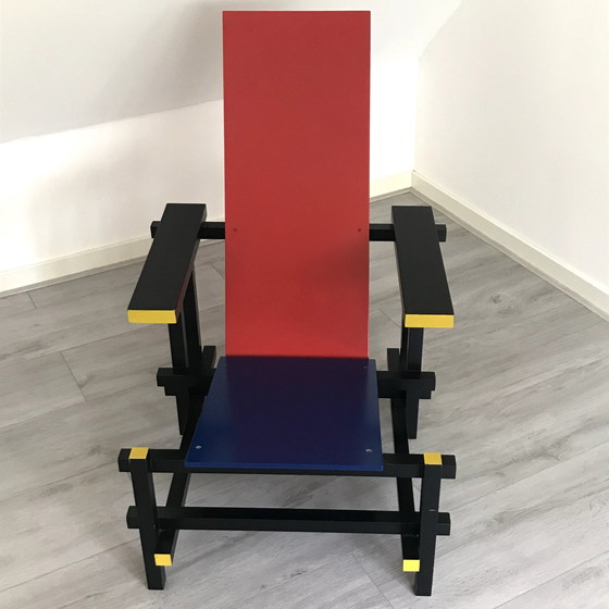 Image 1 of Red And Blue Chair