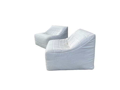 Set Of 2 Anais Lounge Chairs By Michel Ducaroy For Ligne Roset