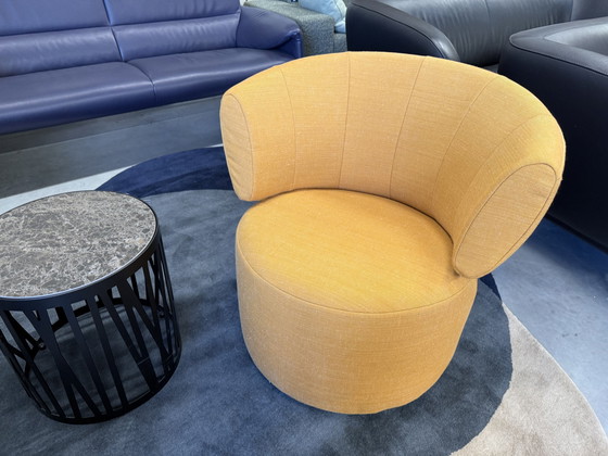 Image 1 of Rolf Benz 684 Armchair Fabric Yellow Swivel Chair