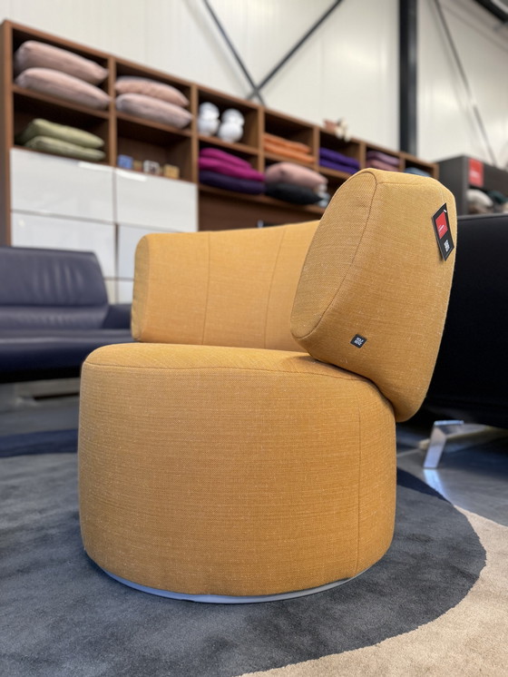 Image 1 of Rolf Benz 684 Armchair Fabric Yellow Swivel Chair