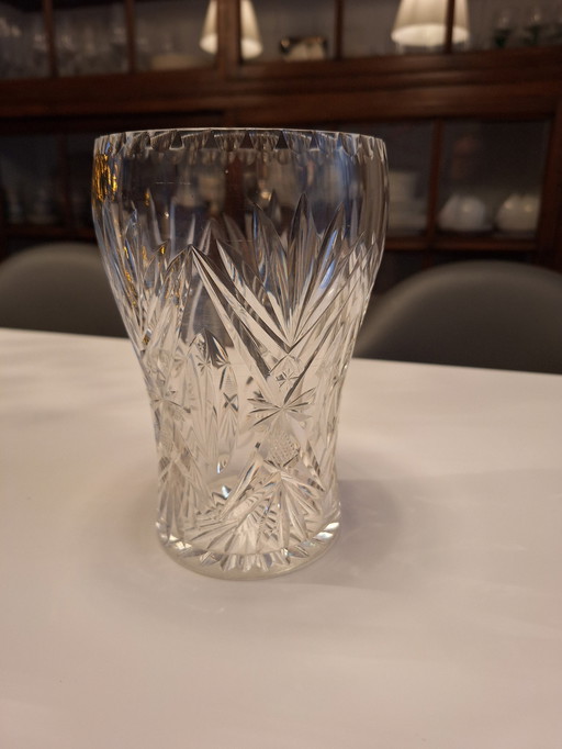 Crystal Vase 17Cm High