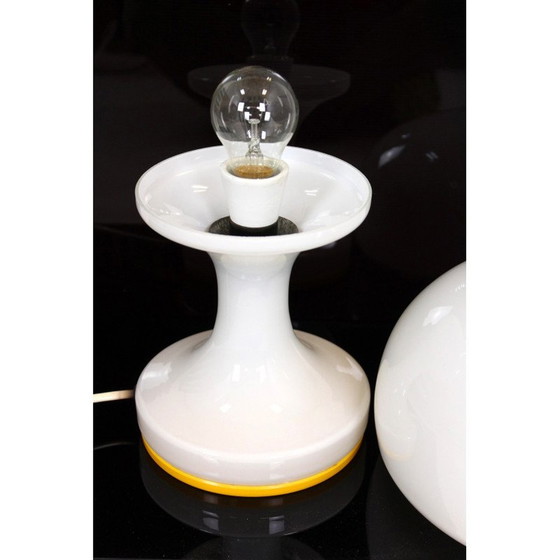 Image 1 of Mid-century glass table lamp by Osvětlovací Sklo, Czechoslovakia 1970s