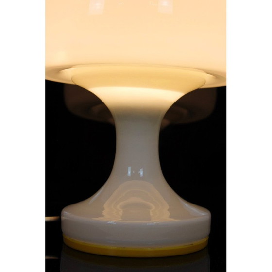 Image 1 of Mid-century glass table lamp by Osvětlovací Sklo, Czechoslovakia 1970s