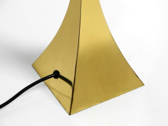 Image 1 of Very Rare Large 70S Brass Table Lamp By Tonello And Montagna Grillo For High Society Italy