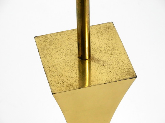 Image 1 of Very Rare Large 70S Brass Table Lamp By Tonello And Montagna Grillo For High Society Italy