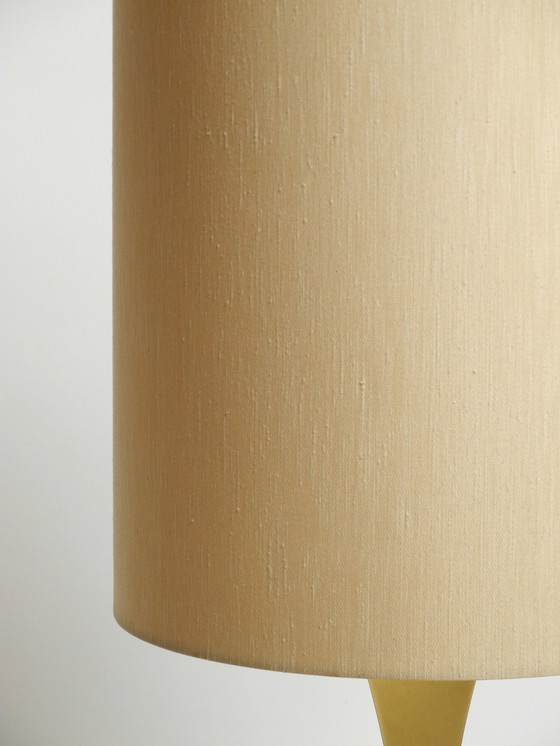 Image 1 of Very Rare Large 70S Brass Table Lamp By Tonello And Montagna Grillo For High Society Italy