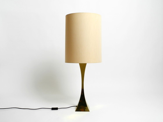 Image 1 of Very Rare Large 70S Brass Table Lamp By Tonello And Montagna Grillo For High Society Italy