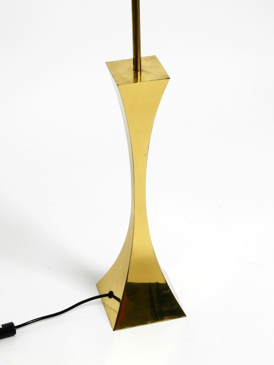 Image 1 of Very Rare Large 70S Brass Table Lamp By Tonello And Montagna Grillo For High Society Italy