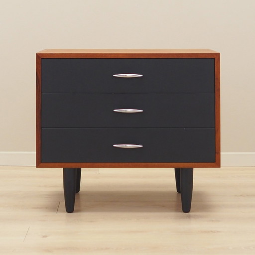 Teak Chest Of Drawers, Danish Design, 1970S, Production: Denmark