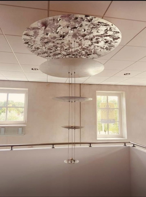 2X Macchina Della Luce C Led Pendant Lamp In Color Silver