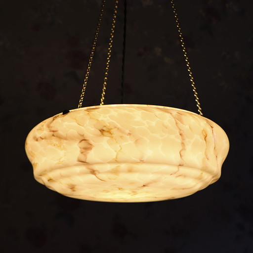 Large Art Deco Scale Lamp