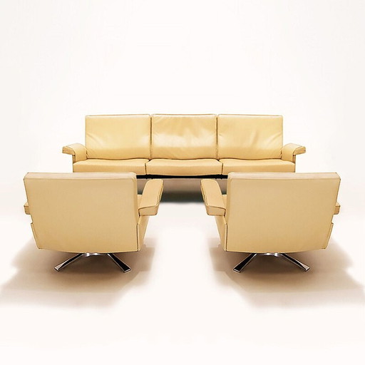 Vintage De Sede DS35 leather living room set