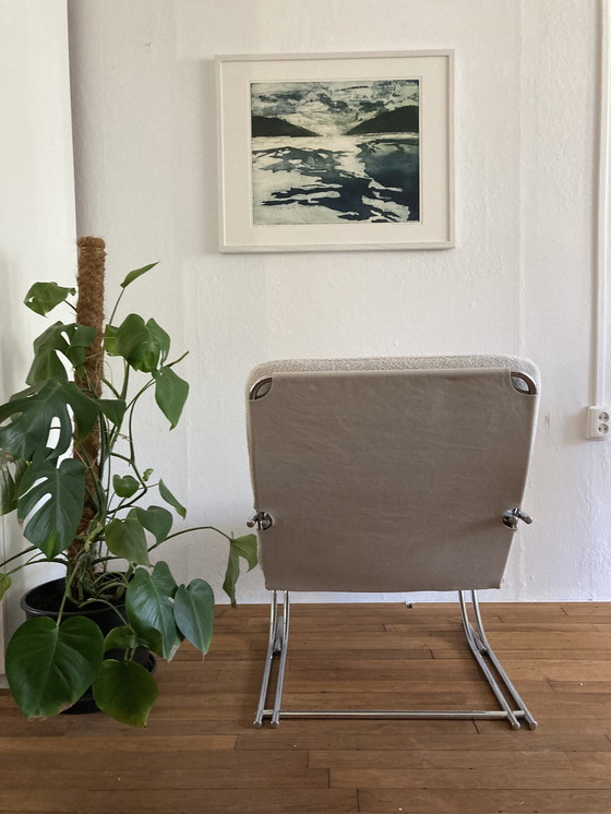 Image 1 of Vintage Tube Frame Design Armchair