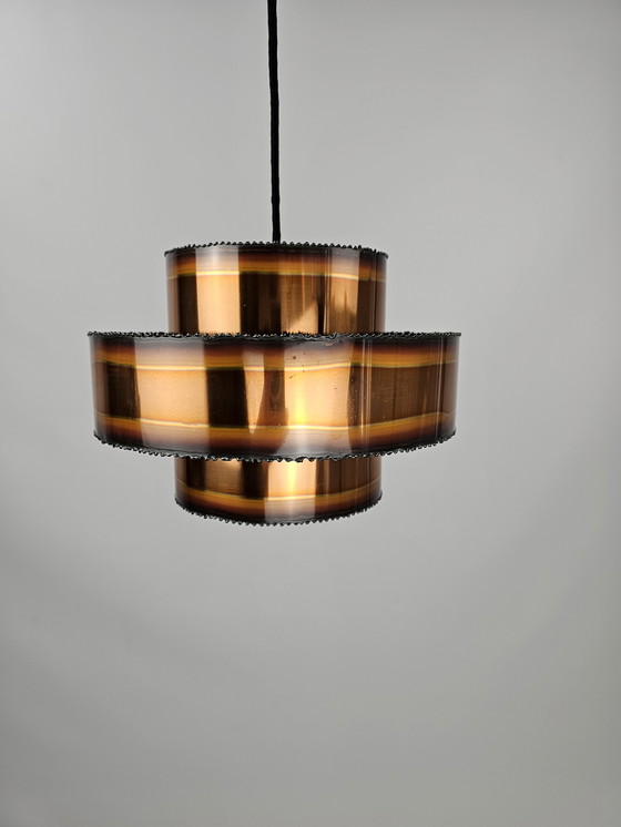 Image 1 of Sven Aage Holm Sørensen pendant lamp copper 1960s Denmark