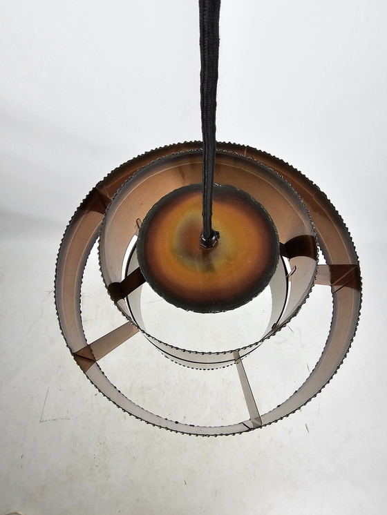 Image 1 of Sven Aage Holm Sørensen lampe suspendue en cuivre 1960 Danemark