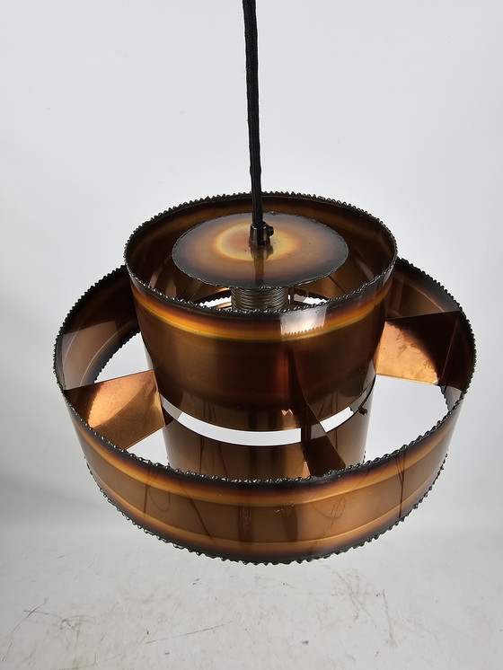 Image 1 of Sven Aage Holm Sørensen pendant lamp copper 1960s Denmark