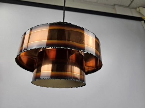 Image 1 of Sven Aage Holm Sørensen pendant lamp copper 1960s Denmark