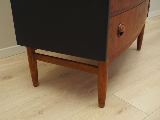 Image 1 of Teak Chest Of Drawers, Danish Design, 1960S, Designer: Kai Kristiansen, Manufacturer: Feldballes Møbelfabrik