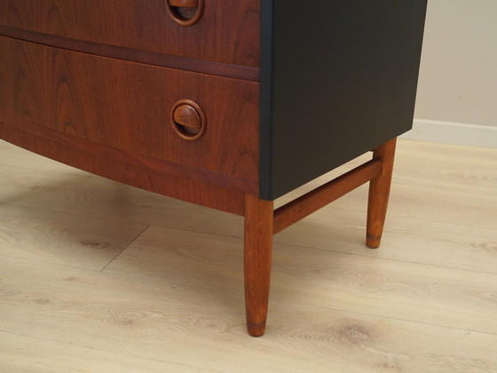 Image 1 of Teak Chest Of Drawers, Danish Design, 1960S, Designer: Kai Kristiansen, Manufacturer: Feldballes Møbelfabrik