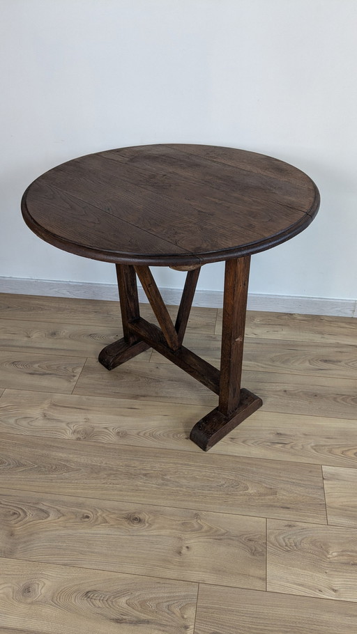 Solid Walnut Folding Winegrower's Table