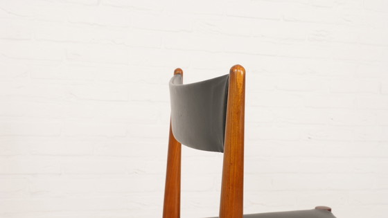 Image 1 of 6 x dining room chair | Lubke | Rosewood | Upholstery of your choice