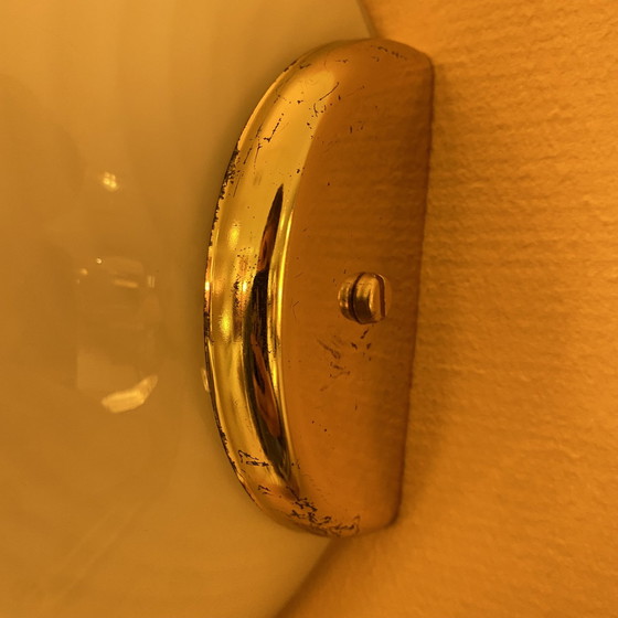 Image 1 of Oval Wall Or Ceiling Lamp Made From Murano Glass