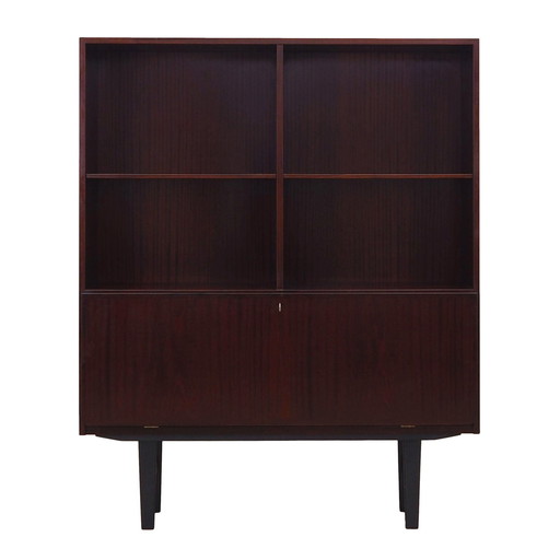 Mahogany Bookcase, Danish Design, 1970S, Manufacturer: Omann Jun