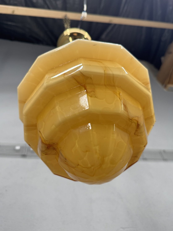 Image 1 of Art Decor Style Marbled Pendant Lamp