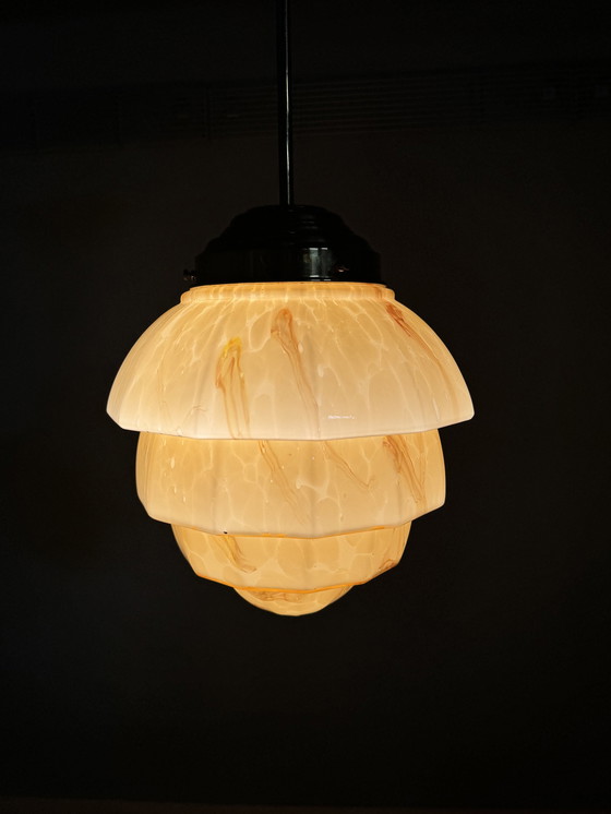 Image 1 of Art Decor Style Marbled Pendant Lamp