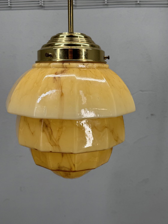 Image 1 of Art Decor Style Marbled Pendant Lamp