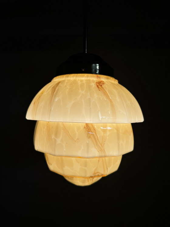 Image 1 of Art Decor Style Marbled Pendant Lamp