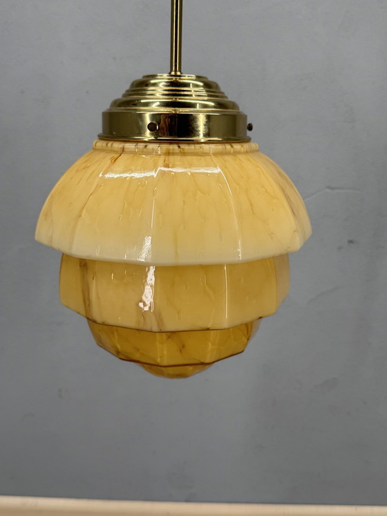 Image 1 of Art Decor Style Marbled Pendant Lamp