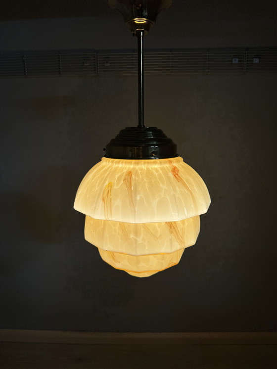 Image 1 of Art Decor Style Marbled Pendant Lamp
