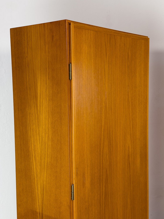 Image 1 of Set of 2 narrow Teak Cabinets from Omann Jun, 1960s