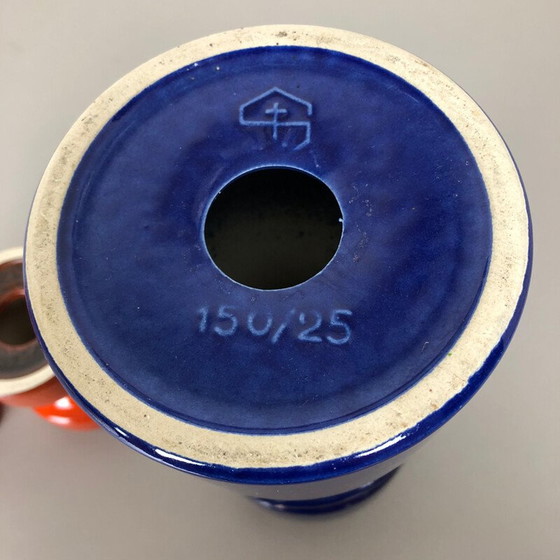 Image 1 of Set of 3 vintage Pottery Candleholder by Cari Zalloni for Steuler Germany 1970s