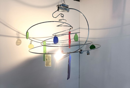 Ilione Spiral Chandelier From Artemide, 1990S