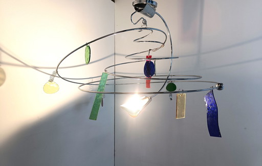 Ilione Spiral Chandelier From Artemide, 1990S