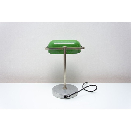 Image 1 of Art Deco vintage adjustable banker lamp, 1930s