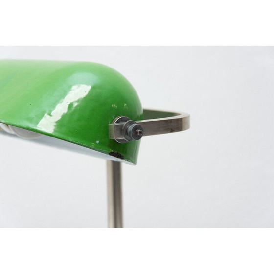 Image 1 of Art Deco vintage adjustable banker lamp, 1930s
