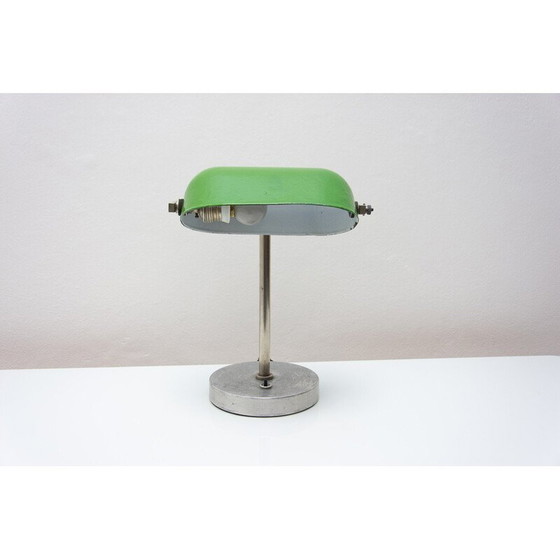 Image 1 of Art Deco vintage adjustable banker lamp, 1930s